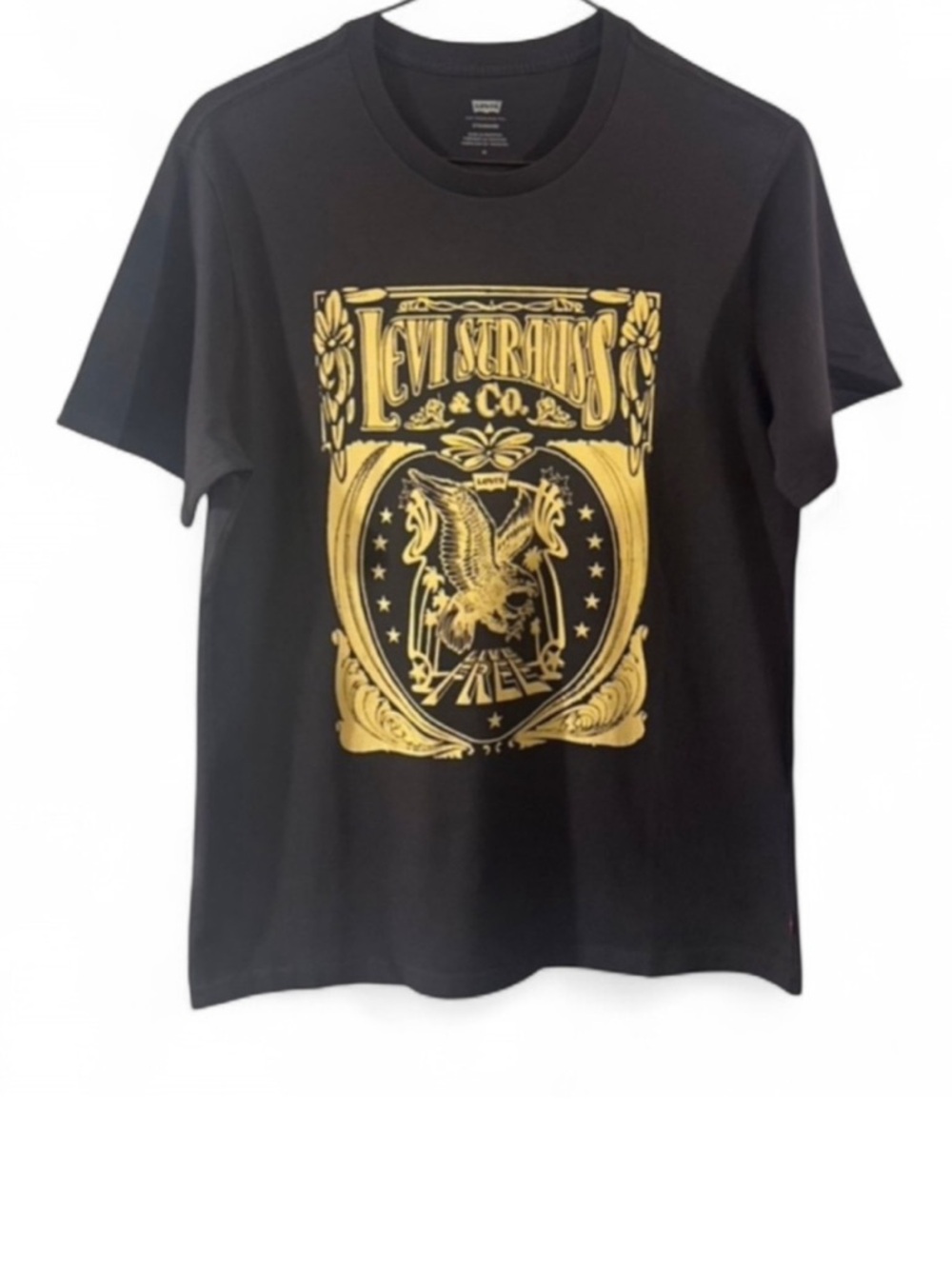 NWT Men’s Levi’s Vintage-Design Black Graphic T-Shirt Size Medium